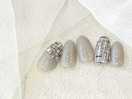 ツイード×リボン/大人キュート