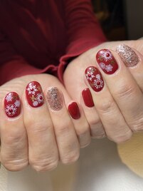～クリスマスカラーネイル～