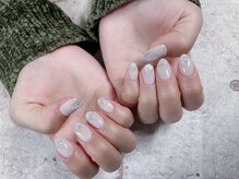 ネイルアンドアイラッシュサロン エスポアール(nail&eyelash salon espoir)/水滴風ネイル　75分コース