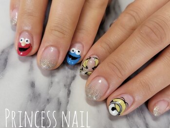 プリンセスネイル(Princess nail)/USJに行くなら！9,700