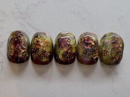 ニュアンス奥行きネイル