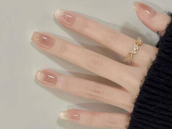 ちゅるちゅるラメグラデーション