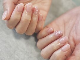 桜花びらnail
