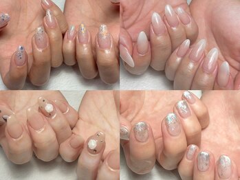 ゆちたの部屋の写真/ちゅるんと美フォルムで作るオフィスネイル♪王道シンプル・マグネットネイルをオフ代毎回無料で(^^)