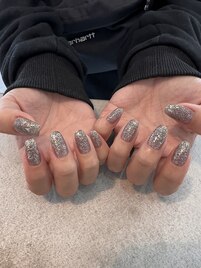 ブラック×ラメ