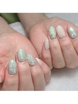 エムネイル(emu.nail)/人魚の鱗ネイル