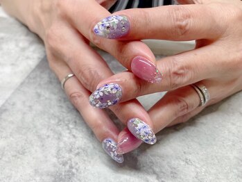 アトリエ ボノ(BONO)/紫陽花ネイル