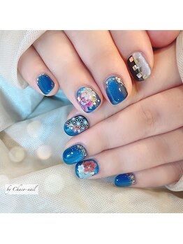 和柄ネイル♪