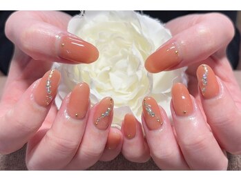 ワンカラー/オレンジ/オフィス