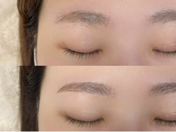コア(koa)の写真/《アイブロウ》間引き（毛量調整）も可能！お仕上げのメイク付で、普段のメイクの仕方もアドバイス◎