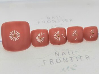 ネイルフロンティア 吉祥寺(NAIL FRONTIER)/Cマットフラワーフット14980円