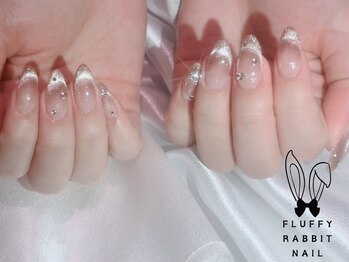 フラッフィーラビットネイル(fluffy rabbit nail)/定額ネイル 定額アート