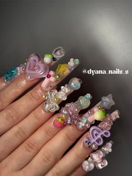 エクアネイルズ(Akuwa nails)/スカルプ◆180分アートやり放題