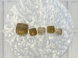 トレンド　ラメフレンチ