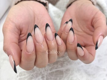 キャリコ(calico)/黒フレンチ