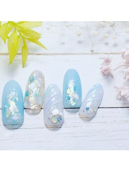 コルジャ(CORUJA)/ブルー×シェル◇9350