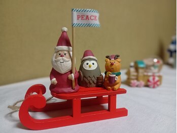 笑輝(エミシャイン)/玄関では今はミニサンタがお迎え