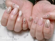 ネイル ファンシーファング(nail_fancy_fang)/春オフィスネイル