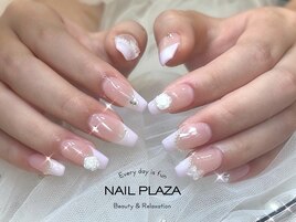 パステルカラーフレンチネイル