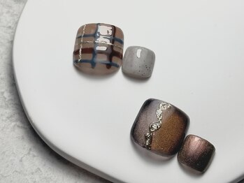 スパイス ネイルズ アンド スパ 玉川高島屋SC店(SPICE NAILS&SPA)/【フット】親指アート ¥9900