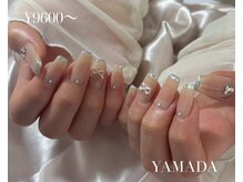 ネイル ブーマー(Nail BOOMER)/チーク/ガラスフレンチ/リボン