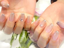 キャミ ネイル(CAMMY NAIL)/ミラーフレンチ