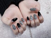 ネイルアンドアイラッシュサロン エスポアール(nail&eyelash salon espoir)/ツイードネイル　90分コース