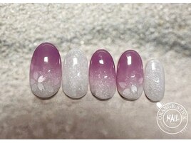 桜グラデーションネイル