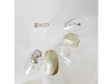 グラティフィープラスココ(gratify+coco)/【グリーン ニュアンスネイル】