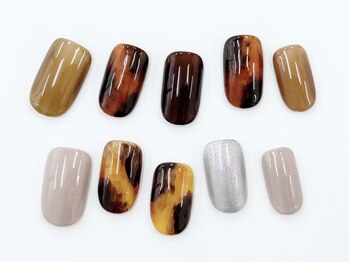 ネイルサロンクイール 宇都宮店(NAIL SALON QUILL)/べっ甲アートネイル