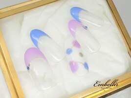 (510)ふんわりドット柄アート