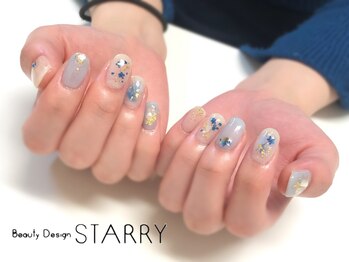スターリー(STARRY)/春 ブルー 押し花