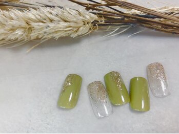 キキネイル 二子玉川(kikinail)/9.10月定額A アクセサリーネイル