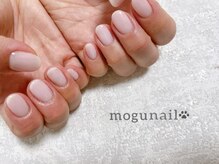 モグネイル(Mogunail)/ワンカラー/ホワイトネイル