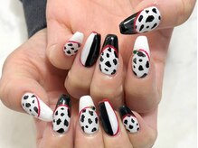 テラス(TERRACE)/ダルメシアン柄ネイル