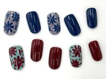 ネイルサロン クイール 小山店(NAIL SALON QUILL)/ワンカラー＆フラワーアート