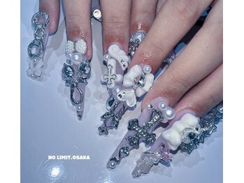 ノーリミットオオサカ 心斎橋(NOLIMIT.OSAKA)/フィルイン/長さだしネイル