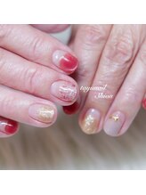 たゆ ネイル(たゆnail)/マグネットフレンチネイル