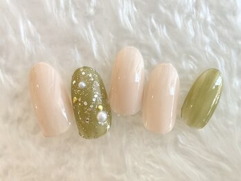 ディア 大森北口店/シンプル　カーキキラキラ