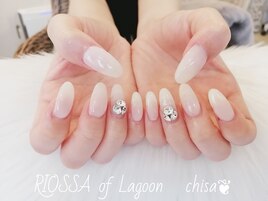 ガラス×ビジュー