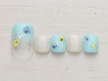 ノーネイル 有明ガーデン(NO NAIL ARIAKE)/水滴フラワー　￥4990