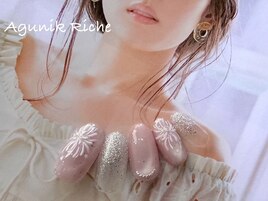 【花火ネイル】