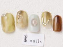 アイネイルズ 渋谷店(I nails)/もやもやニュアンスカラー