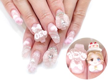 ネイルコレクション ピンク(Nail Collection Pink)/推し誕生日♪アンフィル未月さん