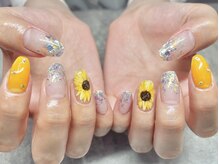 アンド アール(and.R)/ひまわりネイル☆