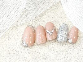 ニュアンスミラ-/綺麗め韓国nail