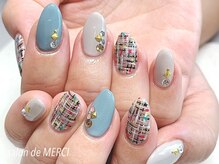 サロン ド メルシー(Salon de MERCI)/ツイード柄☆