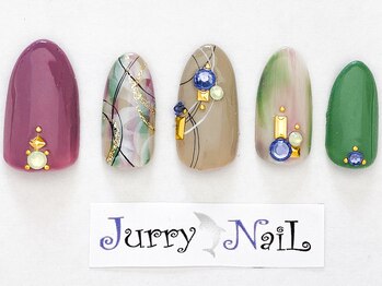 ジュリーネイル 所沢店/ニュアンスラインアート