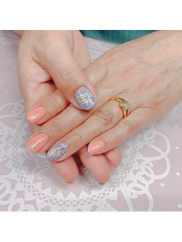 リマ(Lima)/花火ネイル