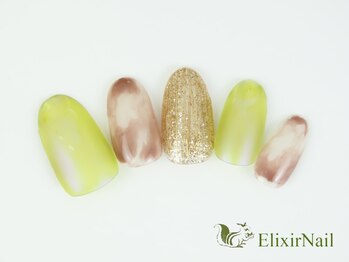 エリクサーネイル 神田(Elixir Nail)/シンプル/クーポン使用